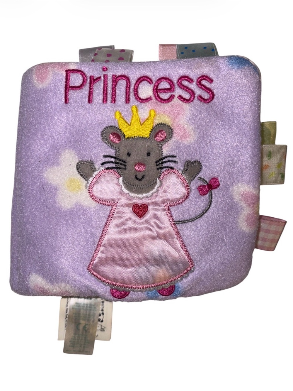 Taggies Fleece Fabric Baby Book with Tags
